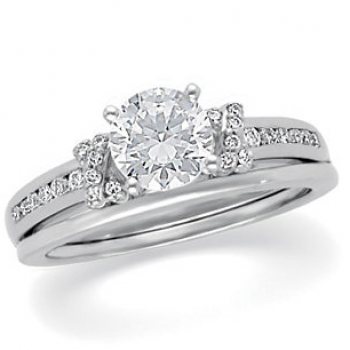 Semi-set .25ctw. Eng. Ring (center stone not included) • Morgan's Jewelers