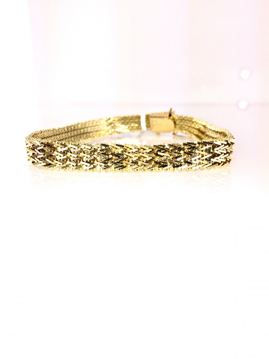 14k yellow gold bracelet